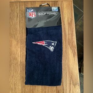 NWT New England Patriots Tri-Fold Golf Towel